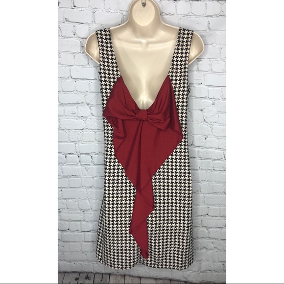 NWT Newbury Kustom USA Houndstooth Dress Size S - Picture 1 of 5